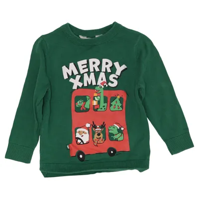 Christmas sweater (Green, Multicolored) from H&M Cotton