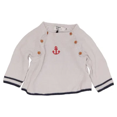 Trui (Wit, Rood, Blauw) van Cyrillus Katoen