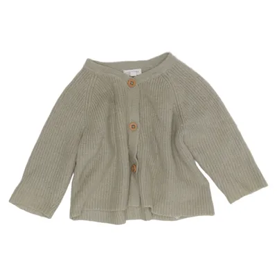 Cardigan (Grøn) fra Little Dutch Akryl, Bomuld, Uld
