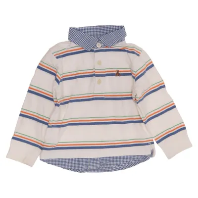 Rugby shirt (Wit, Blauw, Oranje, Groen) van BabyGap Katoen