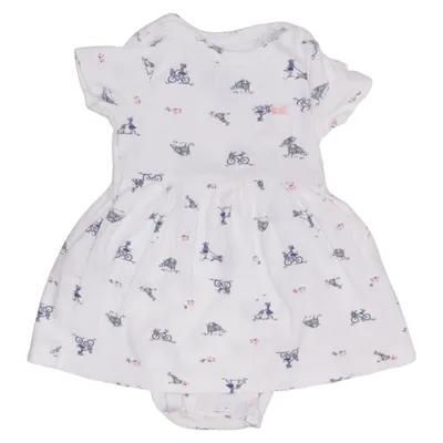 Dress (White, Multicolored) from Carter's Cotton