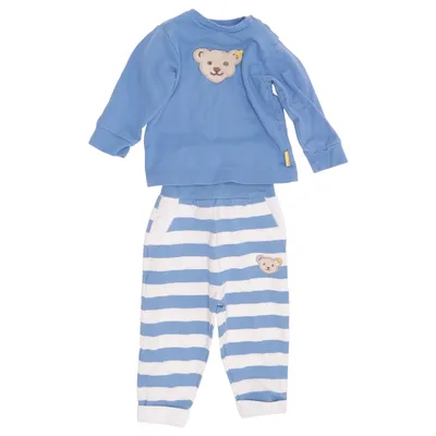 Loungewear (Blue, White) from Steiff Cotton, Elastane