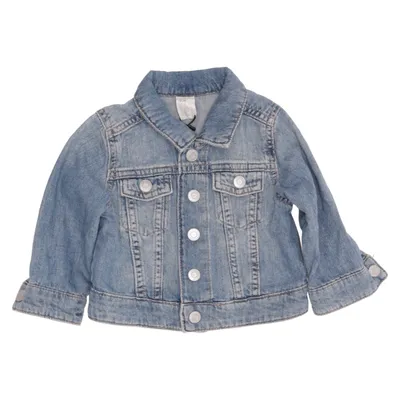 Denimjakke (Blå) fra H&M Bomuld