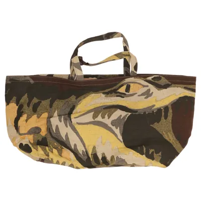 Sac en toile (Multicolore) de Lacoste Coton, Cuir, Lin
