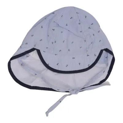 UV cap (Blue, White) from Sterntaler Cotton