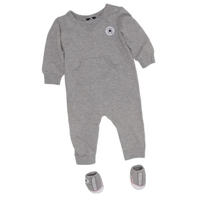 Rompers (Gray) from Converse Cotton, Elastane, Polyester