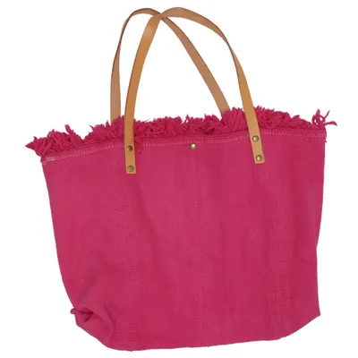Stofpose (Pink) fra Bags Bomuld, Læder