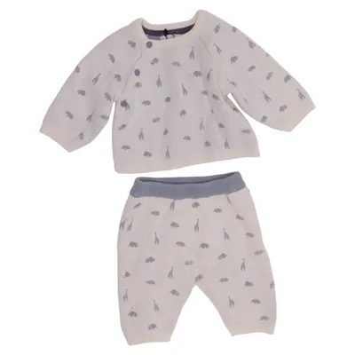 Set (Blue, White) from Obaïbi Cotton, Elastane, Polyamide