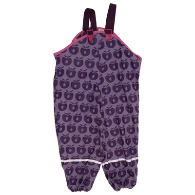 Rain pants (Purple) from Småfolk Polyester, Polyurethane