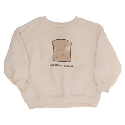 Sweatshirt (Beige) fra Zara Bomuld, Polyester