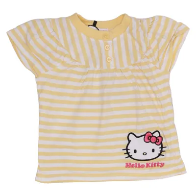 T-shirt (Gul, Hvid) fra H&M x Hello Kitty Bomuld