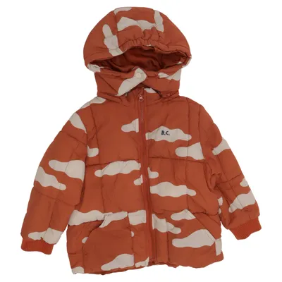 Vinterjakke (Brun, Hvid, Flerfarvet) fra Bobo Choses Polyamid, Genanvendt polyester