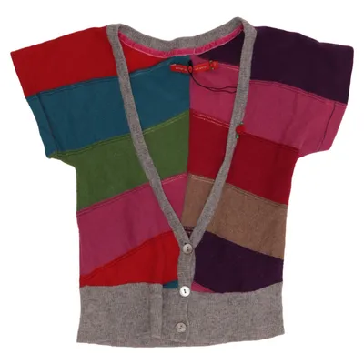 Cardigan (Meerkleurig) van Bengh Per Principesse Angora, Kasjmier, Katoen, Polyamide, Polyester, Viscose, Wol