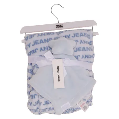 Babyfilt (Blå, Vit) från DKNY Jeans Polyester