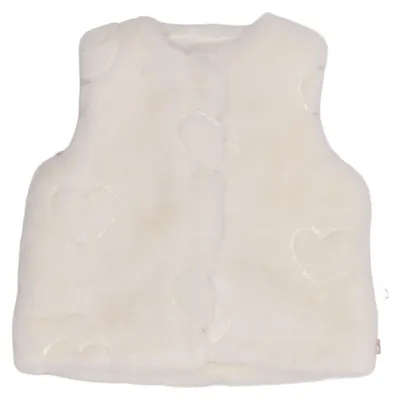 Outer vest (White) from Billieblush Polyester