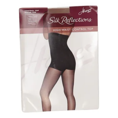 Nylon panty (Silk Reflections) van Hanes Elastaan, Polyamide