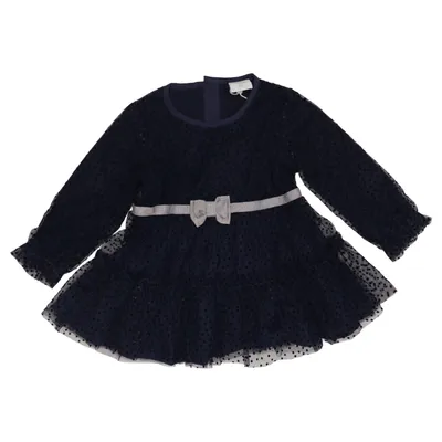 Robe de fille de fleur (Bleu) de Boboli Coton, Polyester
