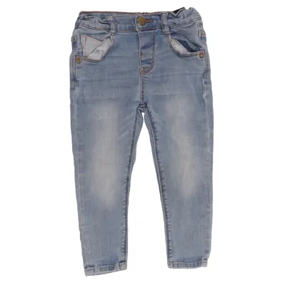Jeans (Blå) från Zara Baby Bomull, Elastan, Polyester, Viskos