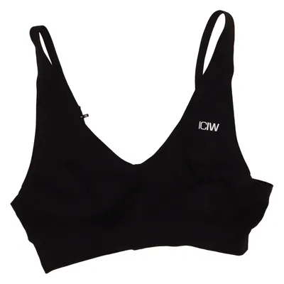 Sports bra (Black) from ICIW Elastane, Polyamide