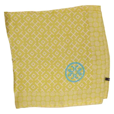 Scarf (Gul, Vit) från Tory Burch Polyester, Silke