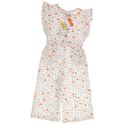 Byxdress (Vit, Flerfärgad) från Mini Elastan, Återvunnen polyester