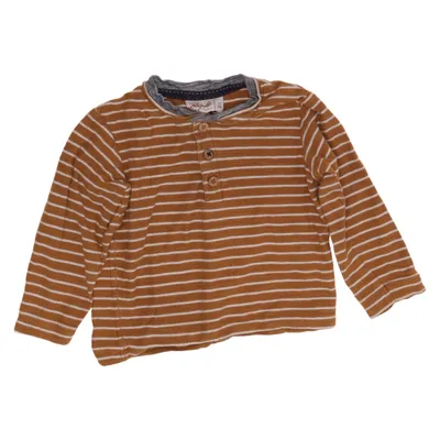Farfarströja (Brun, Vit) från People Wear Organic Ekologisk bomull