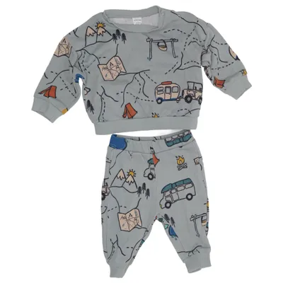 Tenue d'intérieur (Bleu, Multicolore) de LC Waikiki Coton