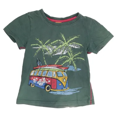 T-shirt (Grön, Flerfärgad) från Pusblu Ull