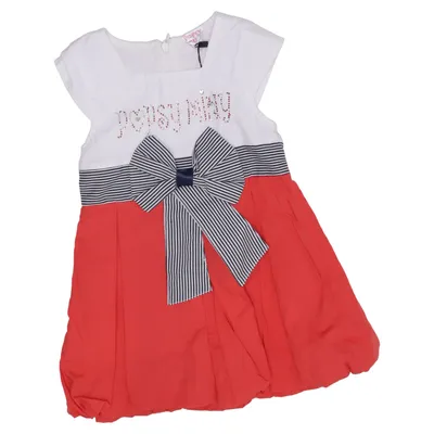 Dress (White, Red, Blue) from Poppy Cotton