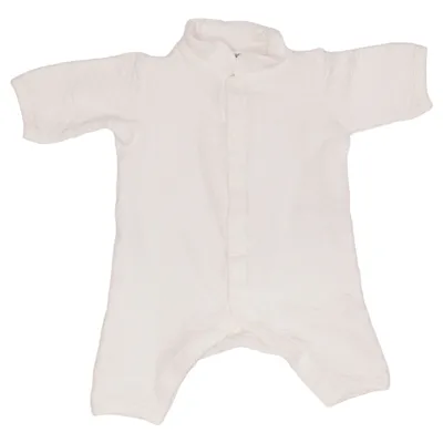 Barboteuse (Blanc) de Uniqlo Baby Coton, Élasthane, Polyester