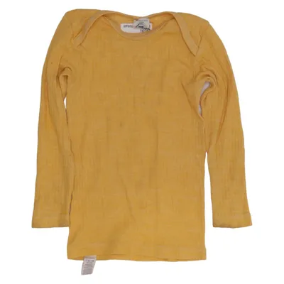 Langærmet t-shirt (Gul) fra Cosilana Bomuld, Silke, Uld