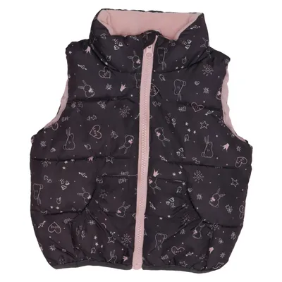 Ydervest (Sort, Pink) fra Dopo Dopo Baby Polyester
