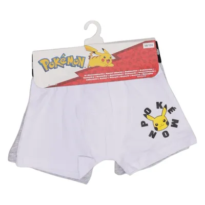 Underwear (Gray, White) from Pokémon Cotton, Elastane