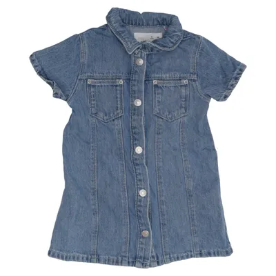 Jeansklänning (Blå) från Zara Bomull