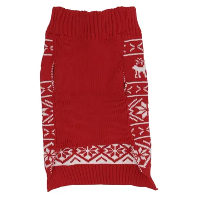 Hundebekleidung (Rot, Weiß) Polyester