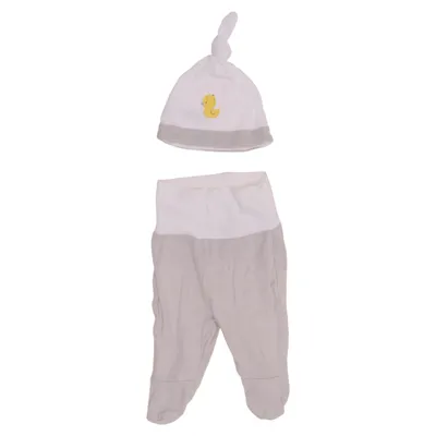Set (Vit, Grå) från Baby Club Bomull