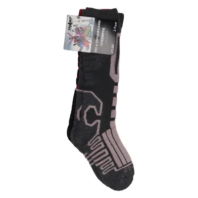 Socks (Gray, Pink) from Shamp Acrylic, Elastane, Polyamide, Polyester, Wool