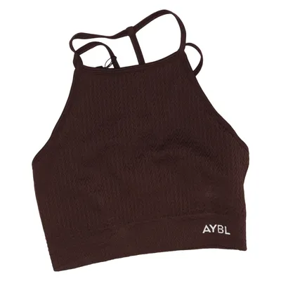 Sports bra (Brown) from AYBL Elastane, Nylon