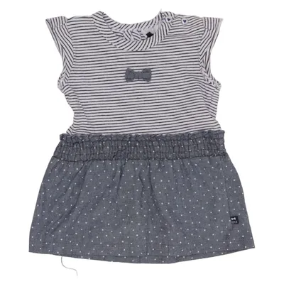 Robe (Bleu, Blanc) de Feetje Coton, Élasthane, Polyester