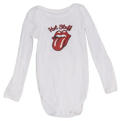 Body (Vit) från The Rolling Stones Bomull