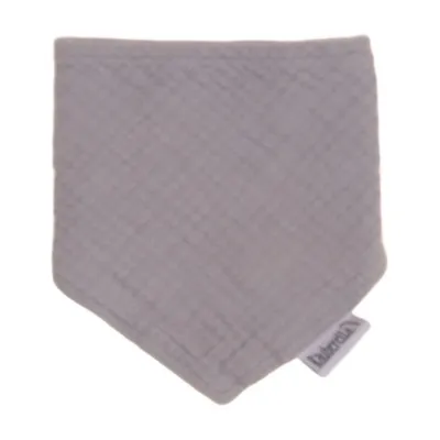 Dribble bib (Gray) from Rauberella Cotton