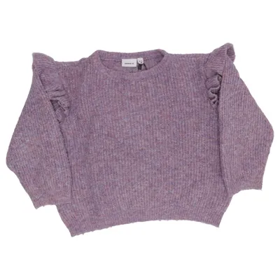 Sweater (Purple, Multicolored) from Name It Elastane, Nylon, Polyester, Wool