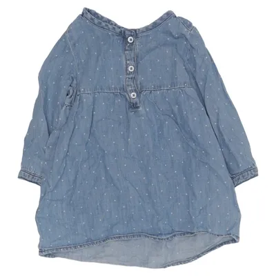Blouse (Blue, White) from H&M Cotton