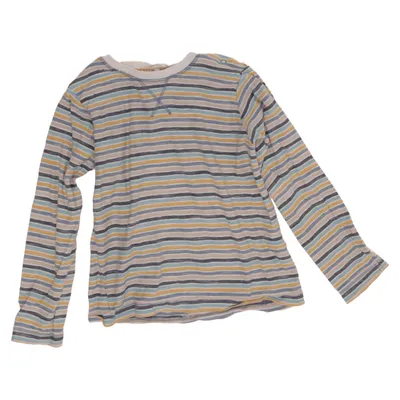 Lange mouwen shirt (Blauw, Geel, Wit) van People Wear Organic Organisch katoen