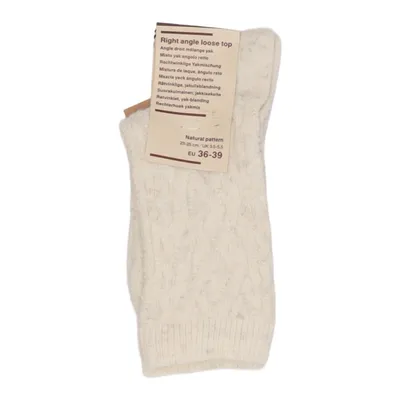 Chaussettes tricotées (Beige) de Muji Acrylique, Élasthane, Polyamide, Polyester, Laine de Yak