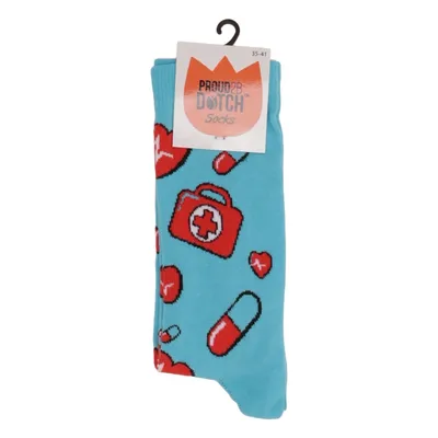 Socks (Blue, Red) from Hogenkamp B V