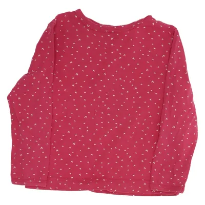 Long sleeve T-shirt (Pink, White) from Loud + Proud Organic cotton