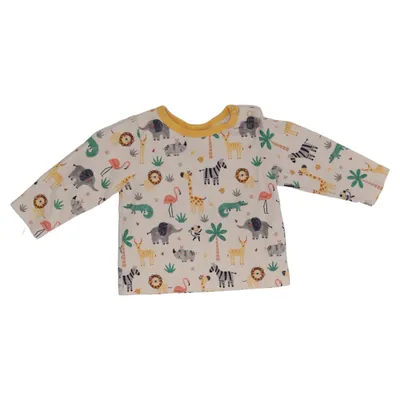 Lange mouwen shirt (Wit, Meerkleurig) van Alana Katoen