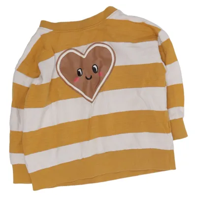 Sweatshirt (Yellow, White) from Lindex Kids Cotton