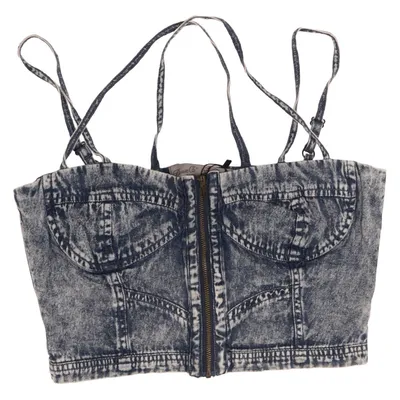 Bustier (Blå) fra Denim Co